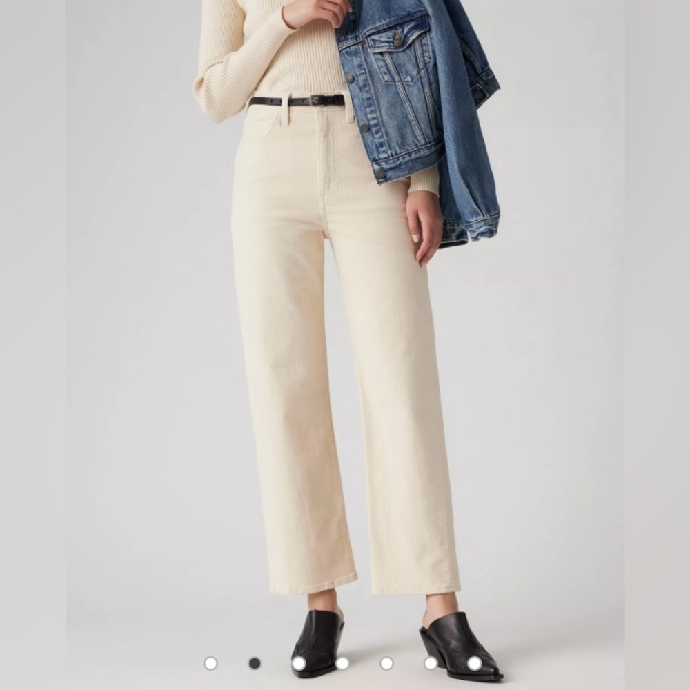 LEVI’S PREMIUM RIBCAGE STRAIGHT ANKLE CORDUROY WOMEN'S PANTS